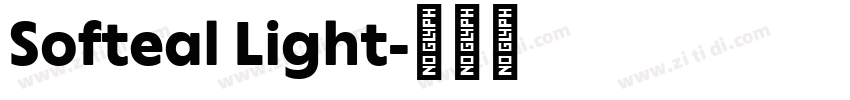Softeal Light字体转换